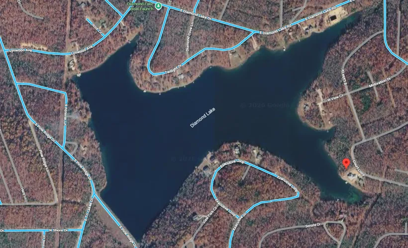Half an Acre of Diamond Lake Frontage for sale in Izard County, Arkansas — photo 4 of 13